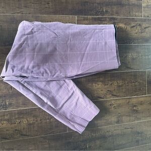 a new day women’s Purple Checkered Chinos